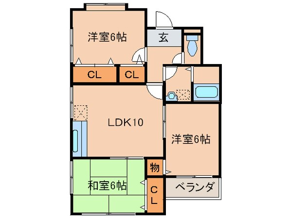 和楽壱番館の物件間取画像